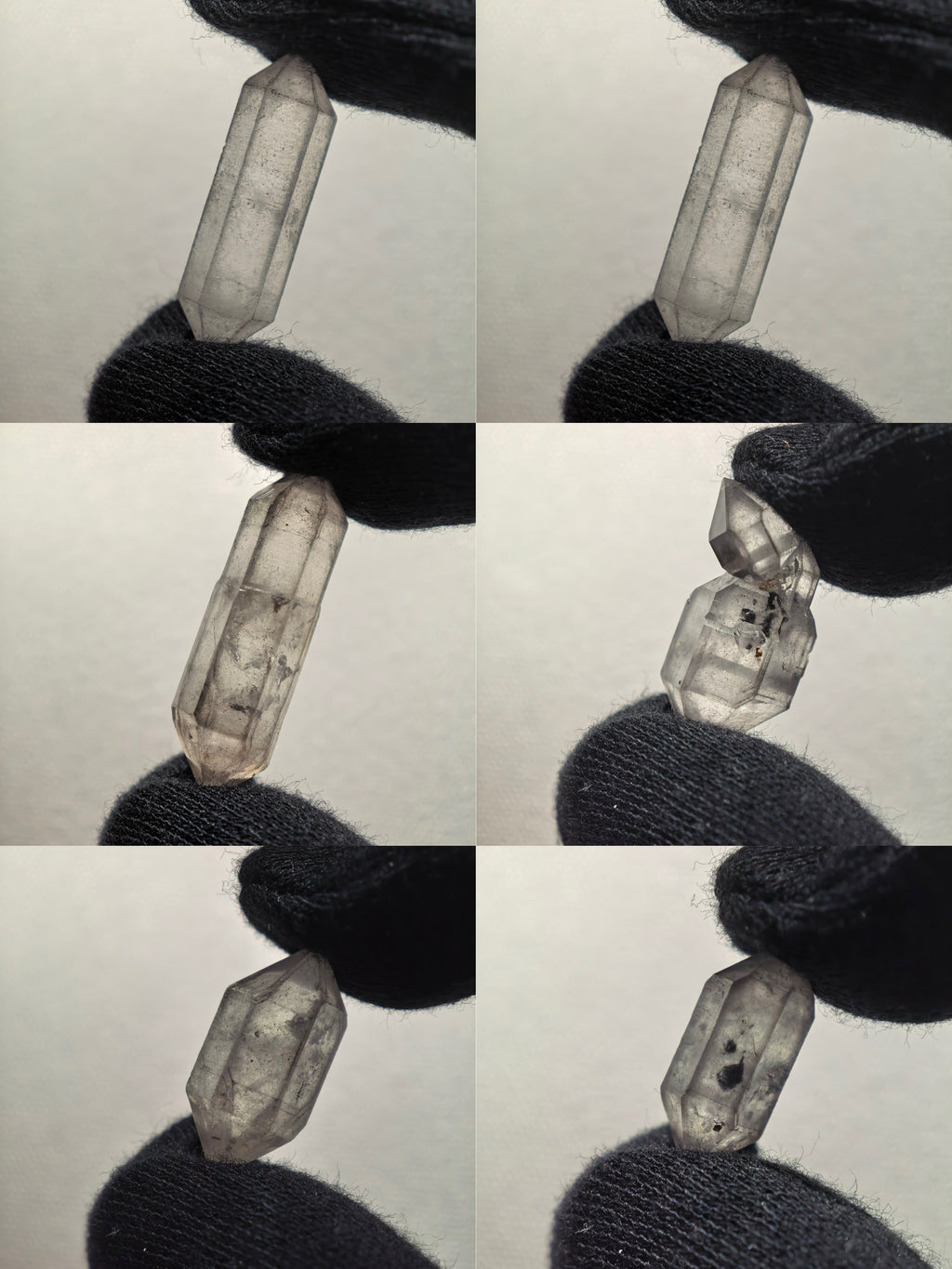 Natural Sketch Quartz Double Terminated Crystal Set (No.1)