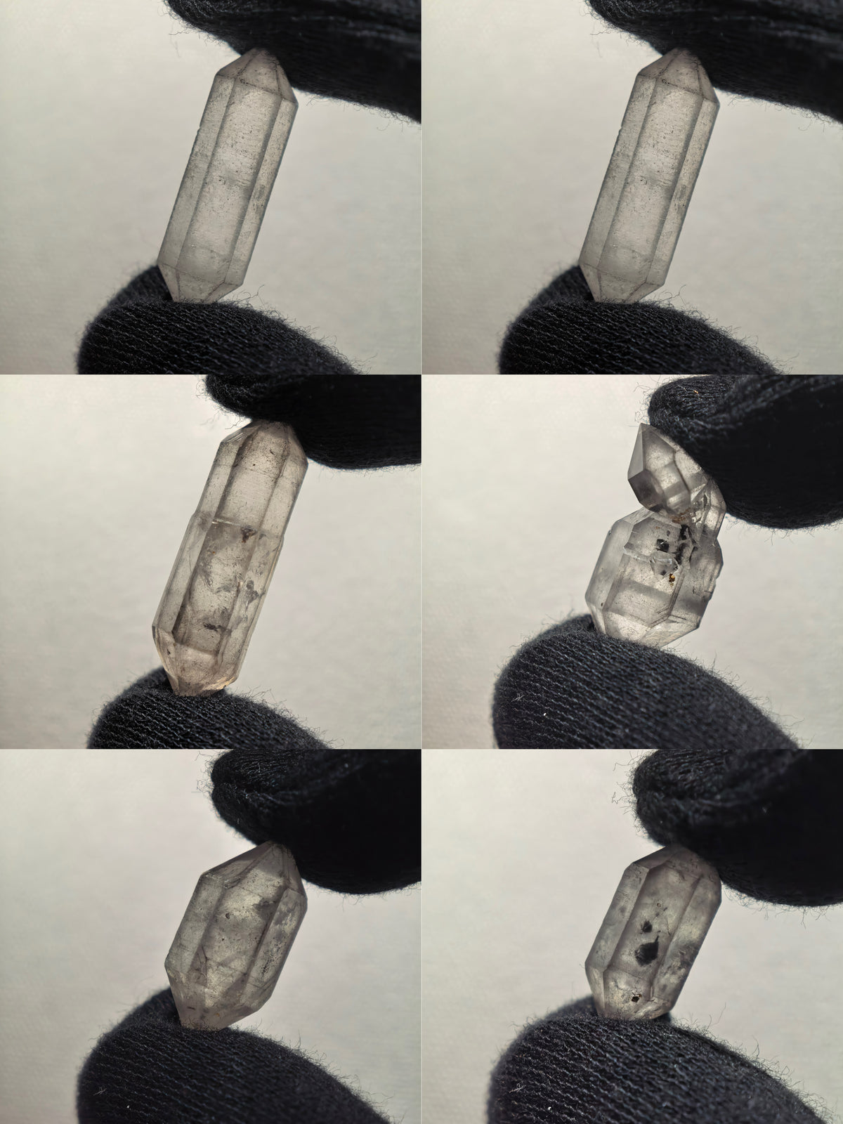Natural Sketch Quartz Double Terminated Crystal Set (No.1)