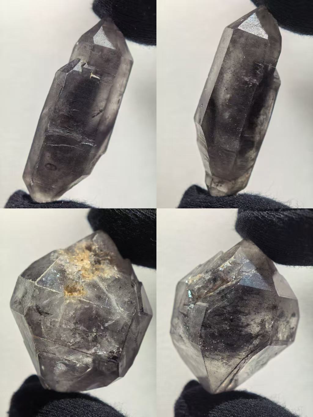 Natural Double Terminated Quartz Crystal Set – Handheld / Display Size (No.5)