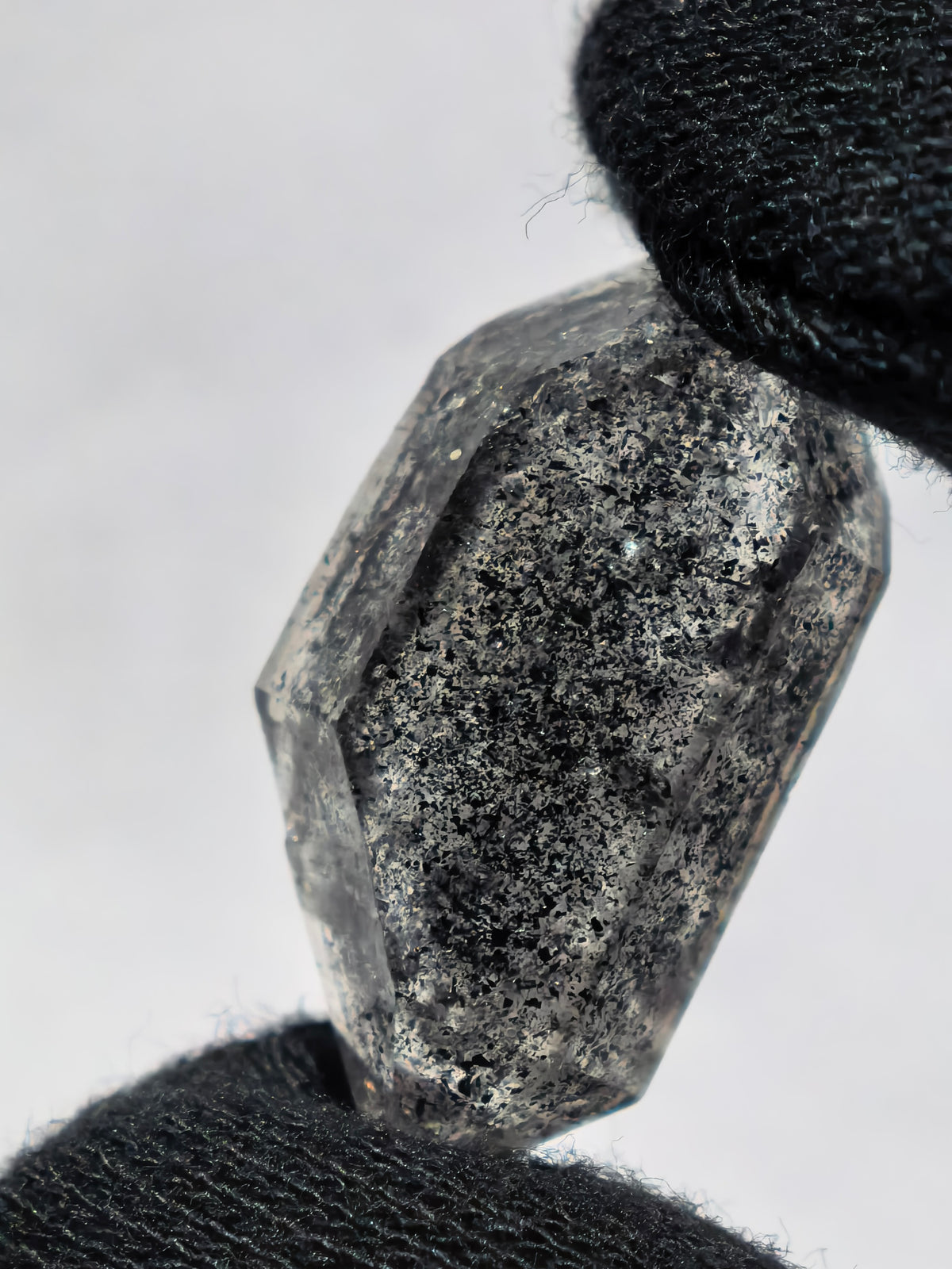 Natural Starry Black Inclusion Quartz Crystal (No.9)