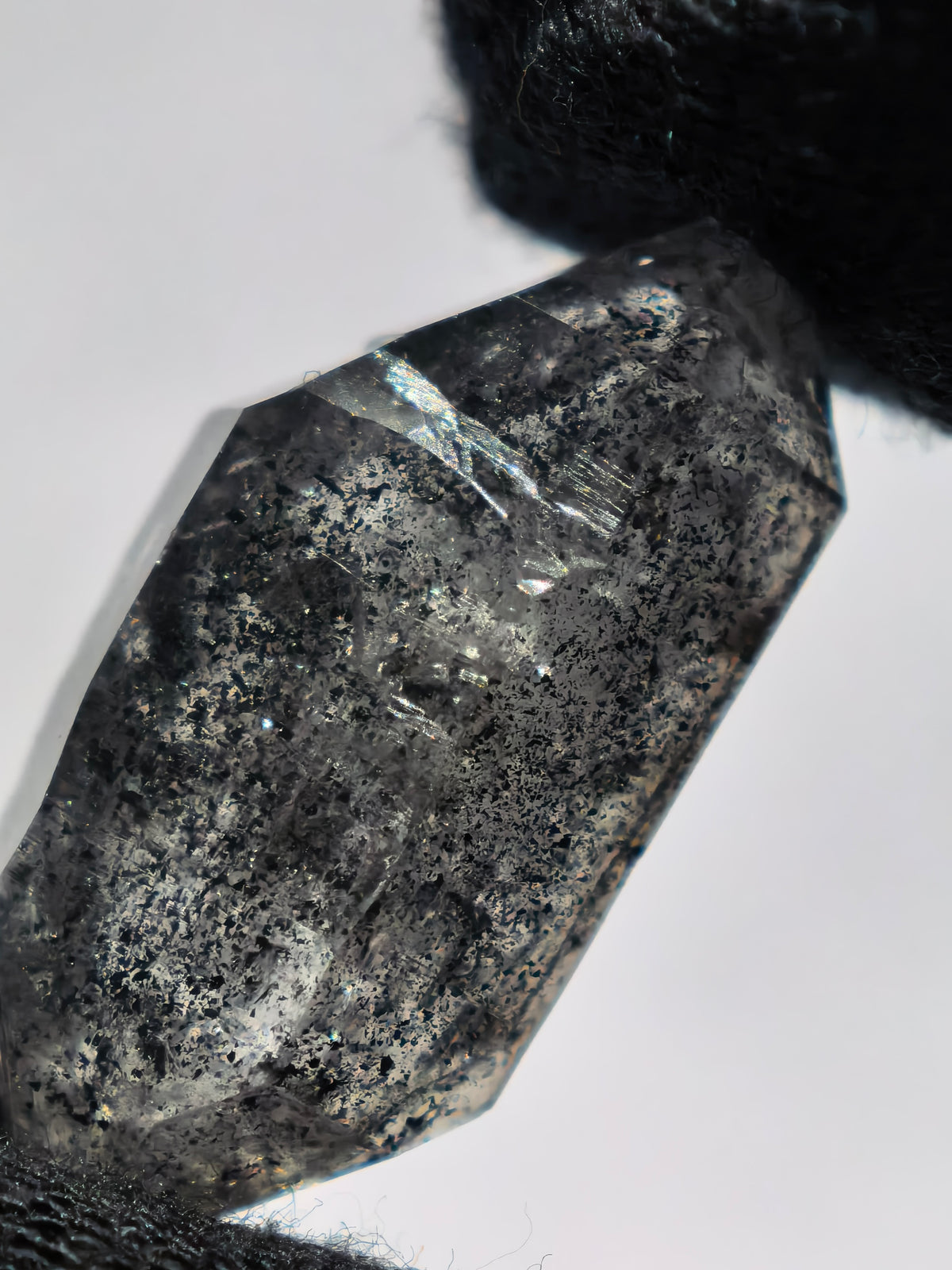 Natural Starry Black Inclusion Quartz Crystal (No.9)