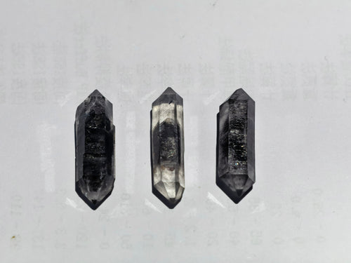 Natural Inclusion Quartz Double Terminated Crystal Set (No.10)