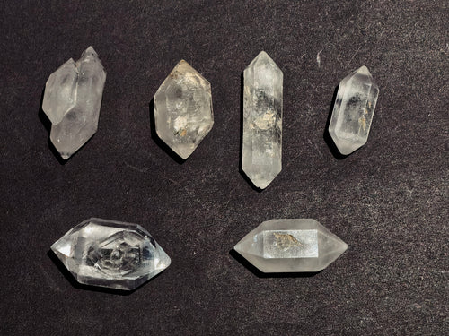 Natural Milky Quartz Double Terminated Crystal Set (No.14)