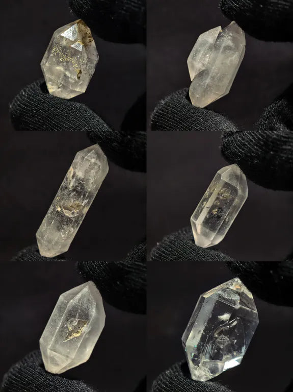 Natural Milky Quartz Double Terminated Crystal Set (No.14)