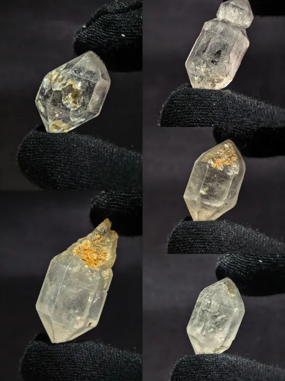 Natural Milky Quartz Double Terminated Crystal Set (No.16)