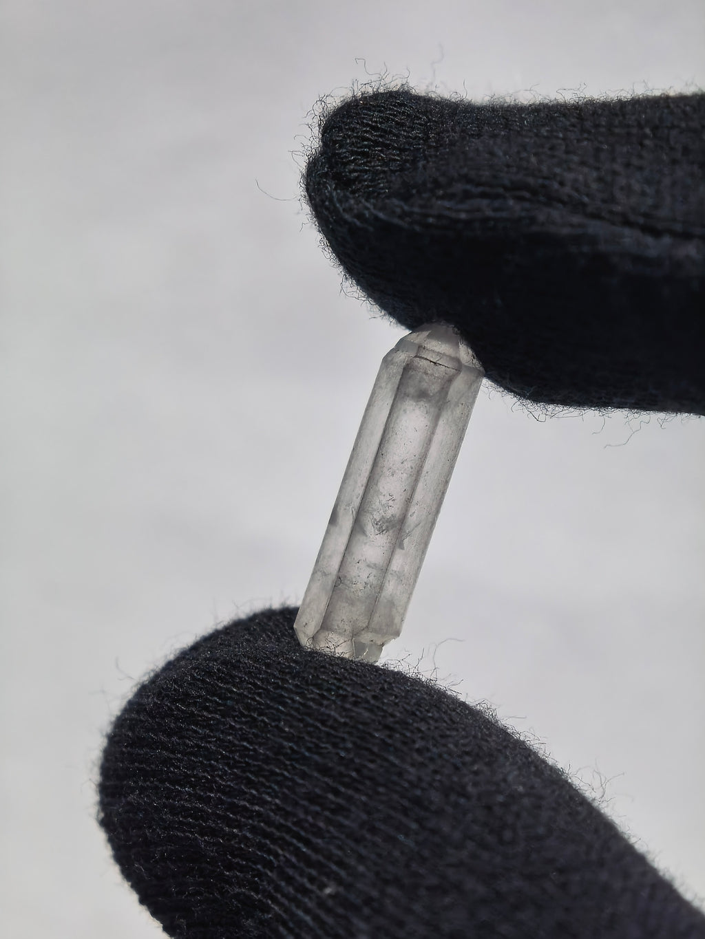 Natural Sketch Quartz & Black Inclusion Double Terminated Crystal Set (No.8)