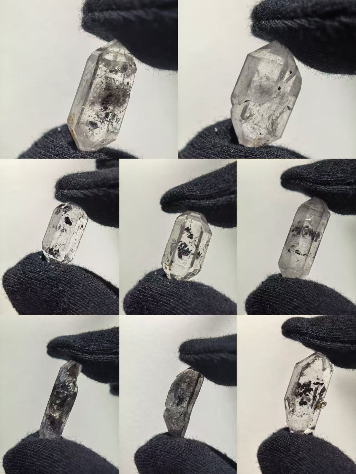 Natural Double Terminated Quartz Crystal Set (No.3)